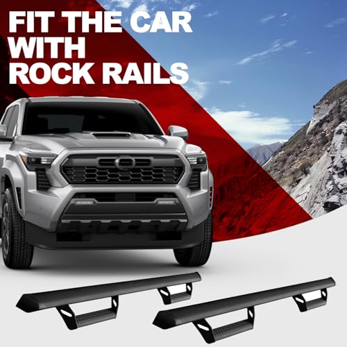 Estribos laterales para Toyota Tacoma 2005-2023 aluminio miniatura 6