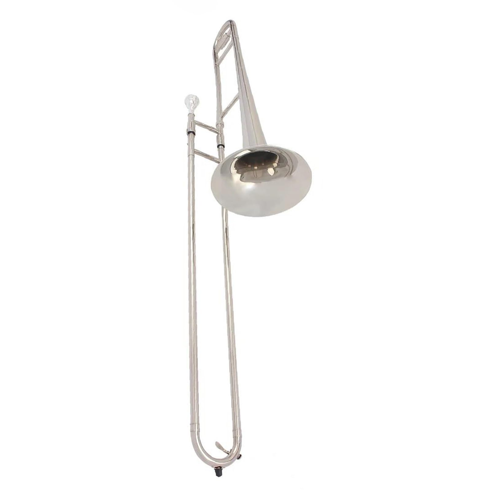 Profesjonalny Altowy Puzon Dęty Blaszany Bb Tone B Flat Instrument Dęty Z Akcesoriami(Silver)