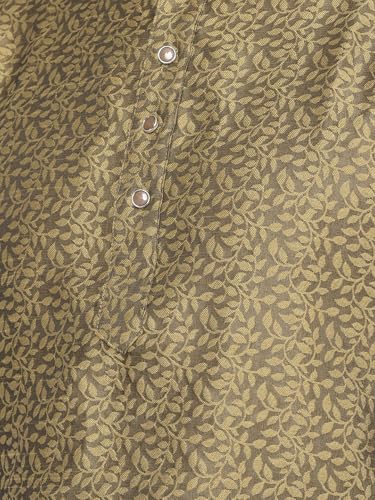 Image of SG LEMAN Knee Length Solid Kurta for Men | Silk | Long Sleeve | Ethnic Wear for Men | Party and Weeding wear Kurta
