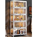 JSDMBD Acrylic Vitrinas para Colecciones Vitrina Cristal Expositora Metacrilato, Caja de Exhibición de Acrílico Transparente, Vitrina de Muñecas con Puerta para Figuras Coleccionables Perfumes