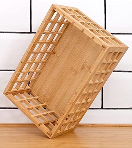 Caixa em Bambu 38cm - OIKOS, Natural