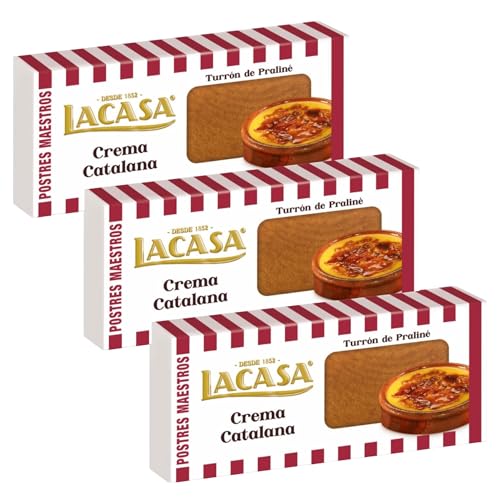 Lacasa 3x Turrón de Crema Catalana 225 G