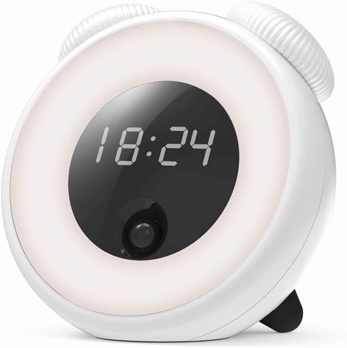 ElecRat Wake Up Light Alarm Clock, Motion Sensor Digital
