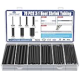 70PCS Heat Shrink Tubing Kit - 3:1 Ratio Adhesive Lined, Wire Shrink Wrap Tubing - Industrial Heat-Shrink Tubing - Black - Shrink Wrap Tubing | Trusted UL Certification