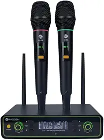 MICROFONE SEM FIO KADOSH K-422M MAO DUPLO