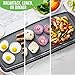 GreenLife 20” Extra Large Electric Griddle, Non-Toxic PFAS & PFOA-Free Ceramic Nonstick, Temperature Control, Quick Even Heating, Removable Drip Tray, Pancakes, Eggs, Sausage, Easy Clean, Black