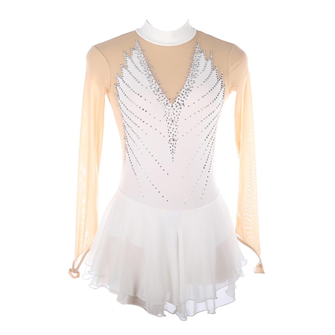 Vestido de Patinaje Artístico para Mujer, Maillot Gimnasia Ritmica, Traje de Competición de Baile de Ballet, Maillot Patinaje Artistico Niña