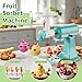 Tmbeg Dairy Free Ice Cream Maker Attachment for KitchenAid Stand Mixer, Frozen Yogurt and Sorbet Maker, Soft Serve Dessert Machine, Dishwasher Safe for Kitchen aid Ice Cream Attachment