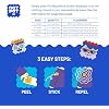 NATPAT Buzz Patch Mosquito Patch Stickers for Kids - Plant Based Ingredients, Non-Toxic - The Original All Natural Citronella Essential Oil Insect Patch, DEET Free, for Toddlers, Kids (48 Pack)