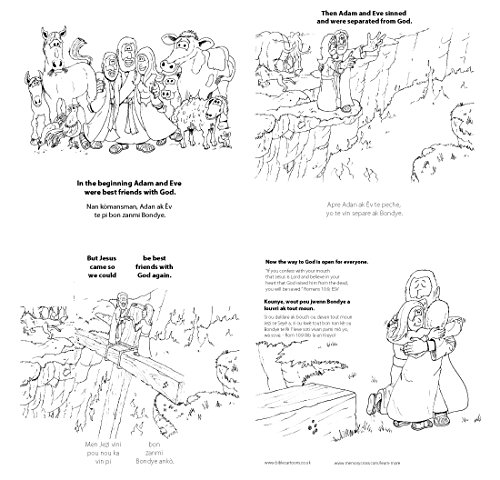 Haitian Creole Simple Plan Of Salvation Bible Tract For Children - 12/Pk #TOP13