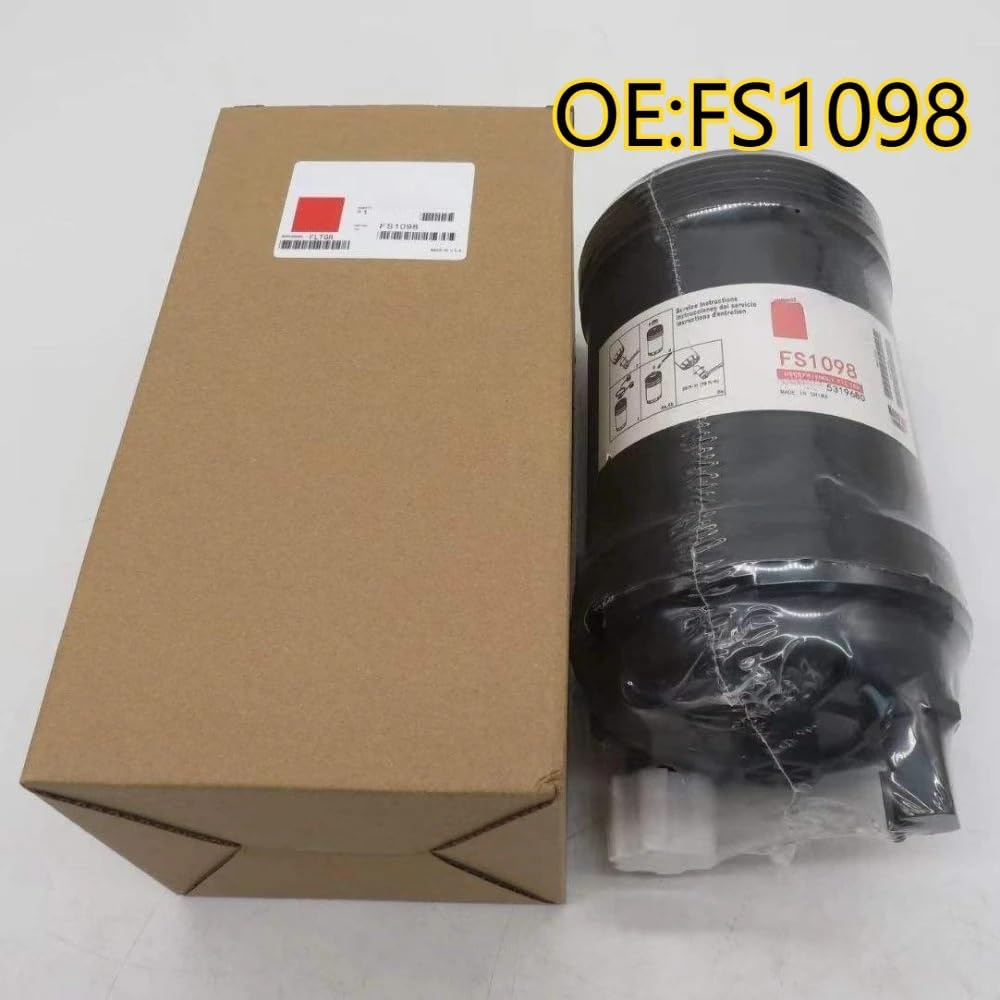 Filtro De Diésel para Coche Compatible con El Filtro Separador De Aguaparacombustible Fs1098