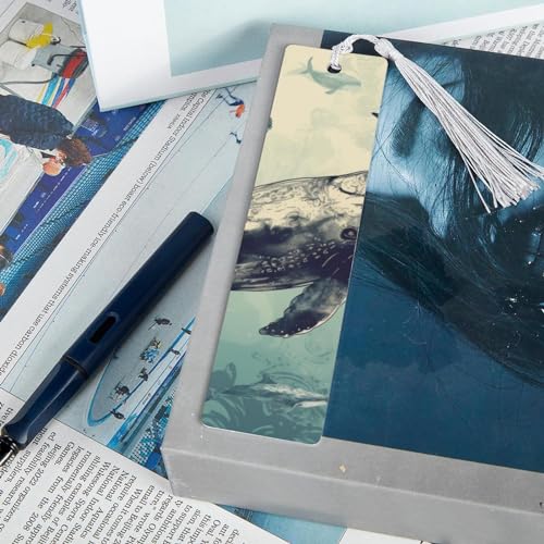 Marque-pages motif baleine pour ne plus perdre votre page