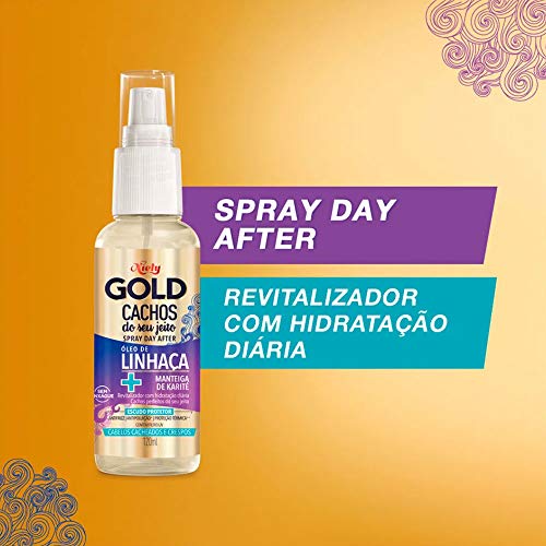Spray Day After Niely Gold Cachos do Seu Jeito 250g, Niely