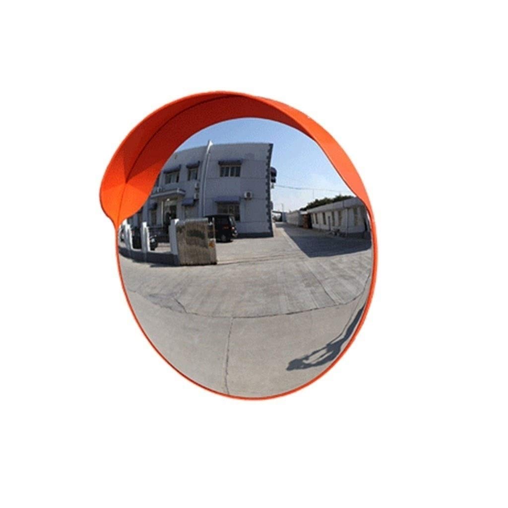 High definition Community Safety Mirror, Road Convex Wide angle Lens Hospital Campus Traffic Mirror Durable Easy To Install Convex Mirror Broaden horizons (Color : Red, Size : 30CM) (Red 30CM)