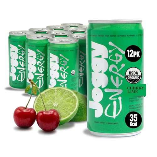 Image of Joggy Organic Energy Drink, Cherry Lime 12pk (8.4oz)