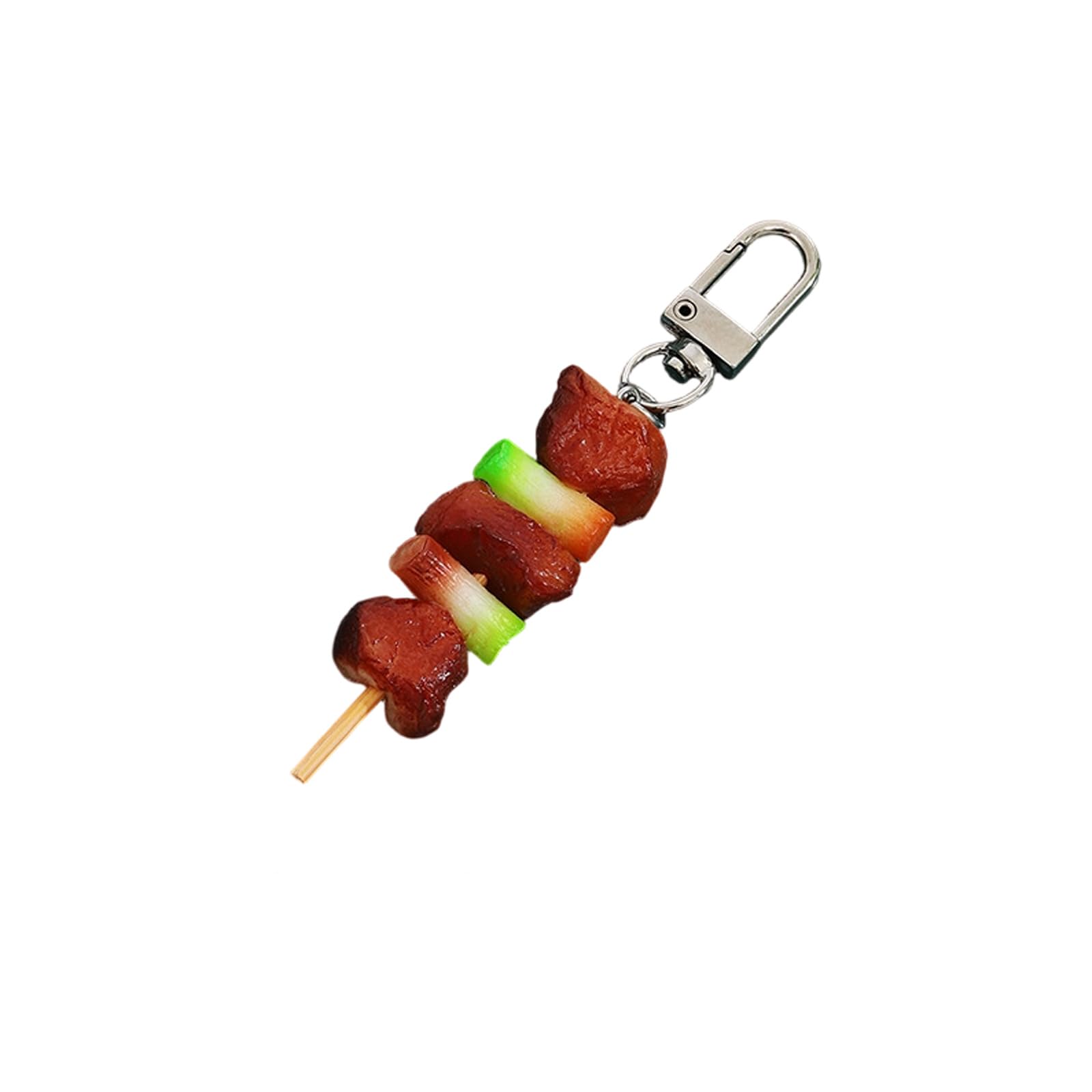 Maxtonser Creative Simulated Barbecue Skewer Keychain With Realistic Food Design For Fun And Stylish Accessories Enhancement