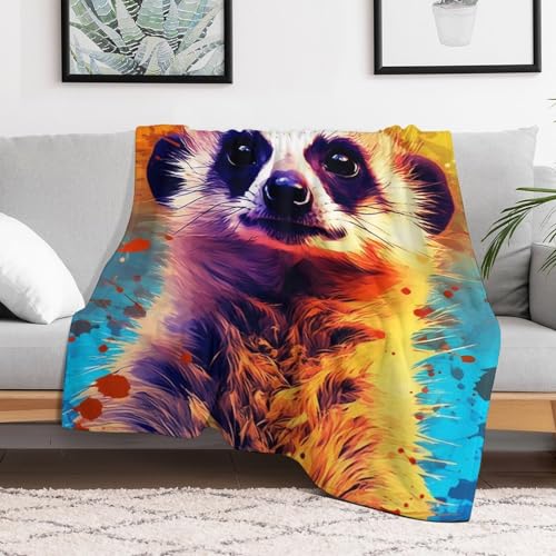 Couverture suricate en flanelle douce un cocon de chaleur - 3