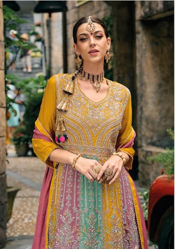 Indian Traditional Ready to wear Palazzo Salwar Kameez for Women with Dupatta3
