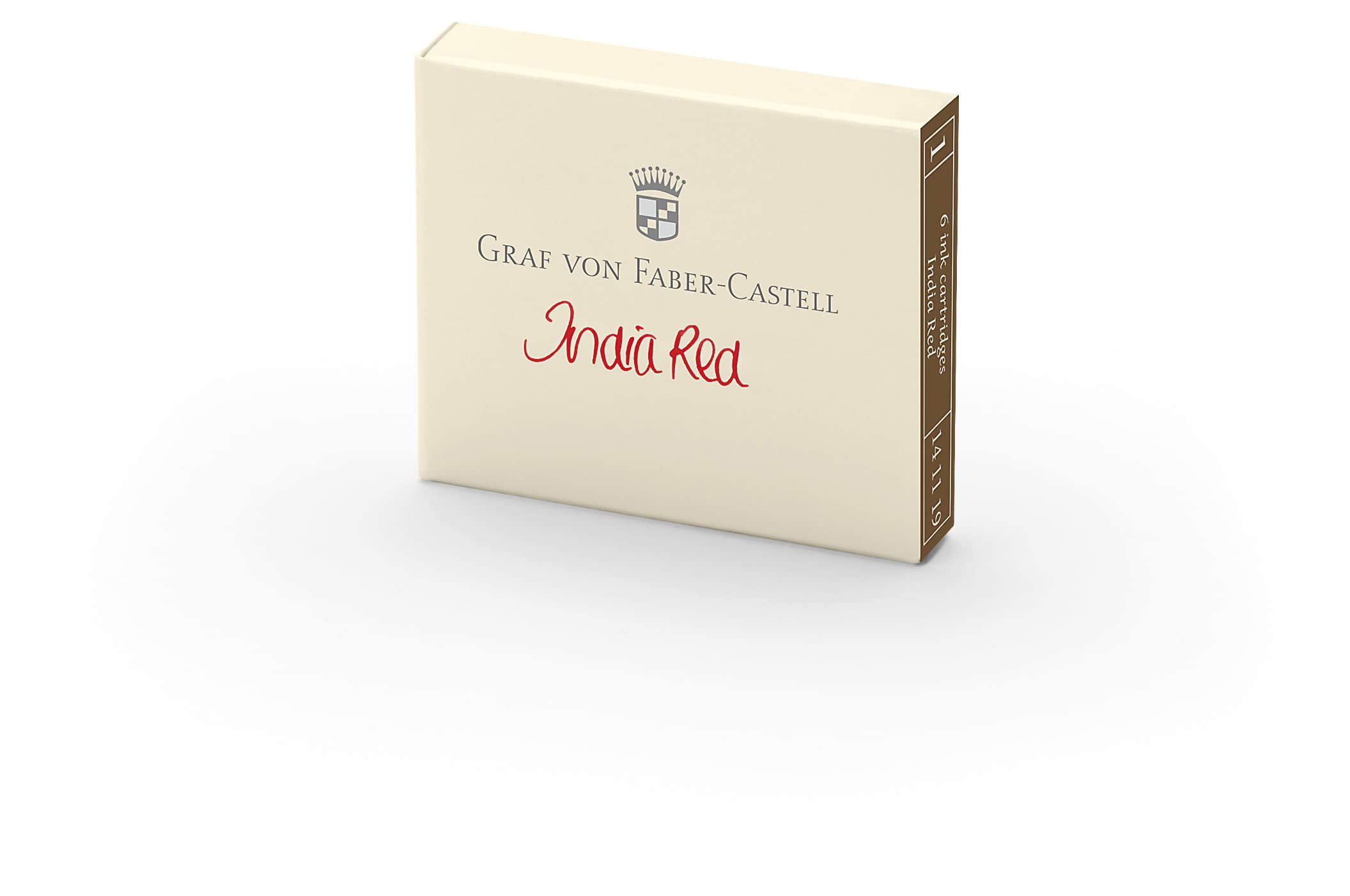 Graf von Faber-Castell Dolma Kalem Kartuşu 6'lı Hint Kırmızısı
