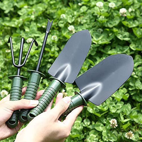 Garden shovel,garden trowel, 4 Pieces Gardening Hand Kits Garden Accessories, Garden Hand Tool, Outdoor Gardening Hand Tools Gardening Gifts for Women Men - Image 3