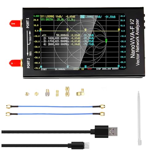 NanoVNA-H ベクトルネットワークアナライザー Amazon.co.jp: Dearsee NanoVNA-H 50KHz-1.5GHz アンテナネット