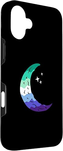 Vista 57 de Funda para iPhone 11 Pro Max Sutil MLM Pride Moon Phase Vintage LGBT Gay MLM Masculino