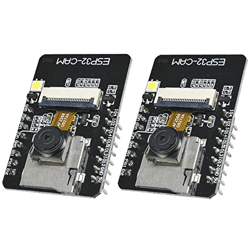 Heemol 2PCS ESP32-CAM WIFI Bluetooth Scheda di Sviluppo 5V ESP32 Modulo +2640 Macchina Fotografica