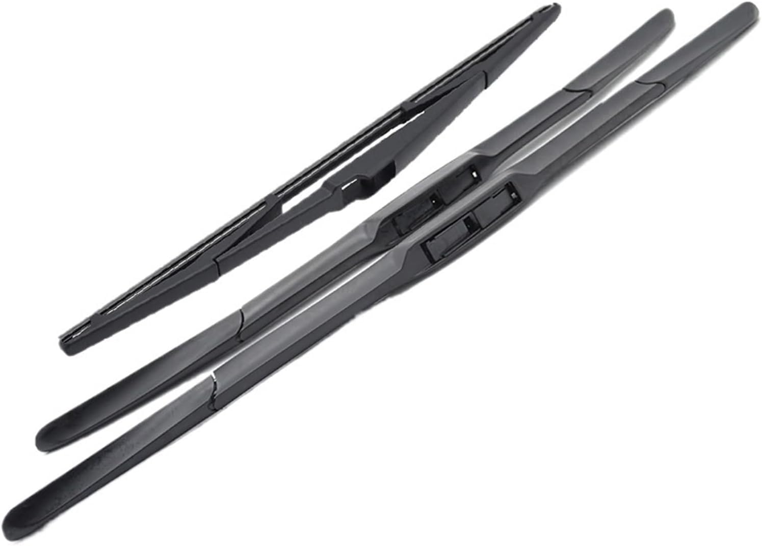 PLAKDFUU Wiper Blades Front Rear Set for Mazda CX-5 CX5 KE 2012-2017 24"+18"+14" - Silent & Streak-Free