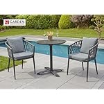 LC Garden Unicamo Sunrepo Armlehnstuhl Rope Anthrazit