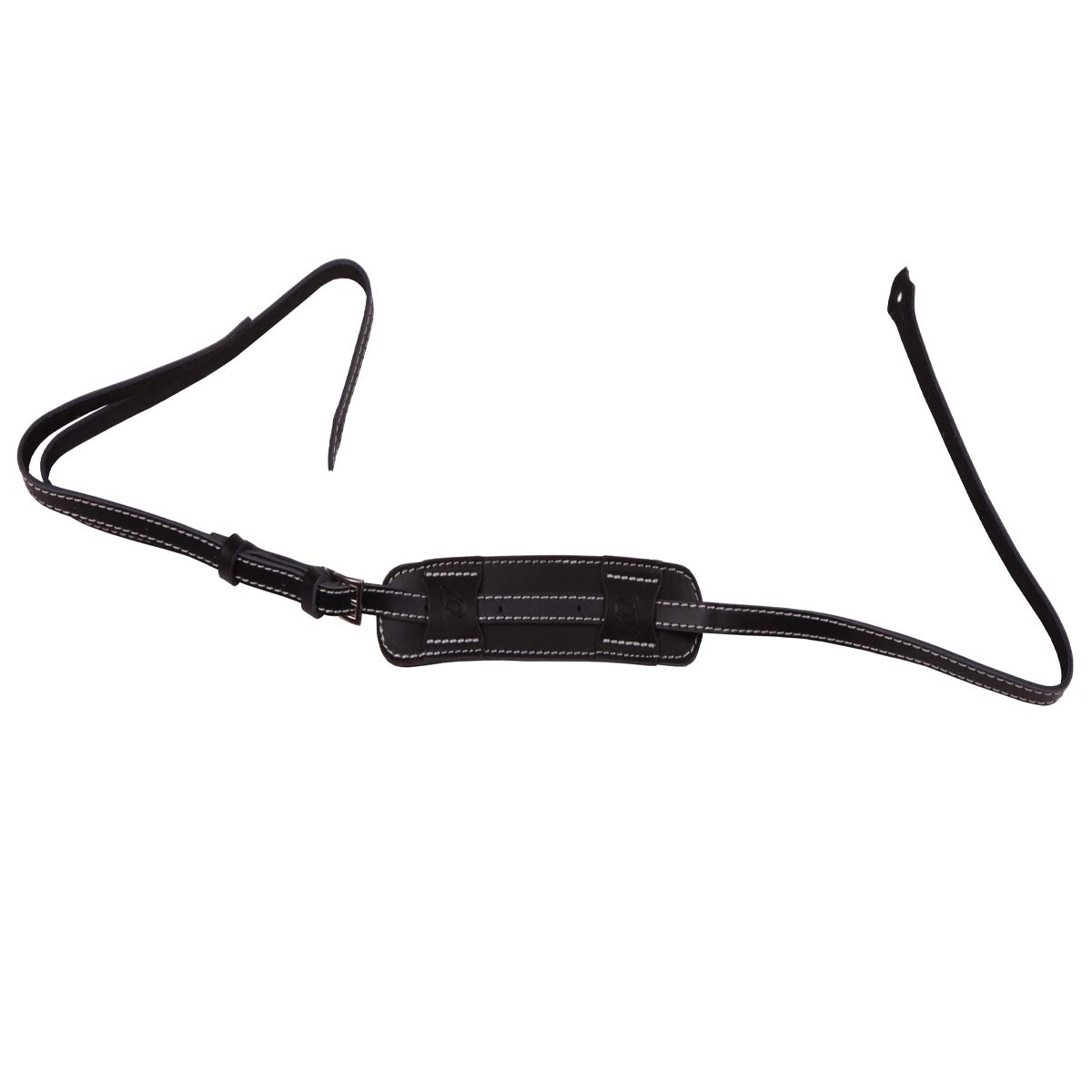 ORTEGA Correa de cuero deluxe para Mandolina Longitud 1700 mm, 66.92", Ancho 15 mm, 0.59", Ancho parte del hombro 55 mm, 2.17" - Negro, OSMDLX-BK