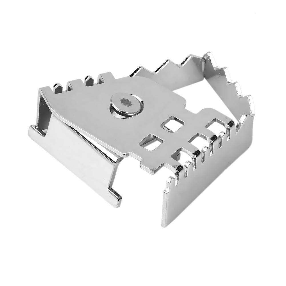 Pedale Leva Freno Posteriore per Moto Aramox Enlarge Estensione pad Estensione per F800GS F700GS F650GS R1150GS R1200GS(Silver)