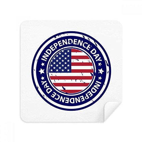 Chiffon nettoie écran drapeau USA x2 pour lunettes et smartphone