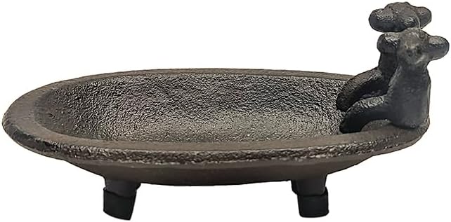 Treasure Gurus Victorian Style Clawfoot Bath Tub Soap Dish Rustic Farmhouse Bathroom Home Decor