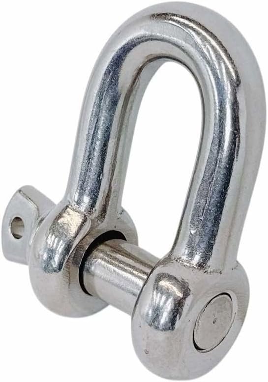 Marine Boat Forged 7/8" Screw Pin Chain Shackle 8,000 Lb WLL Stainless Steel T316