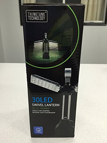 Think Tank Technology, Super Bright 30 Led Swivel Lantern; Camping, Work Light #TOP4