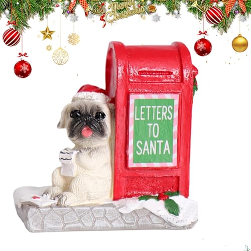 Boîte aux lettres du Père Noël et lettres décoratives pour village de fête