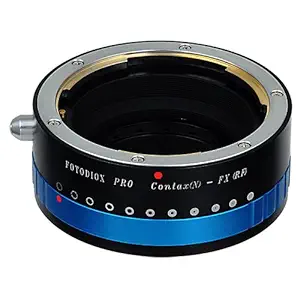 Fotodiox Pro Lens Mount Adapter with Iris, Contax N(Iris) to Fujifilm X Camera Body, Black (ContaxN-FujiX-Pro)