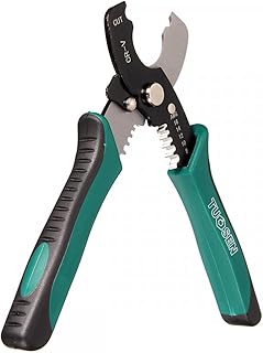 8inch Wire Stripper Cable Cutting Scissor Stripping Pliers Cutter 1.6-4.0mm Hand Tools