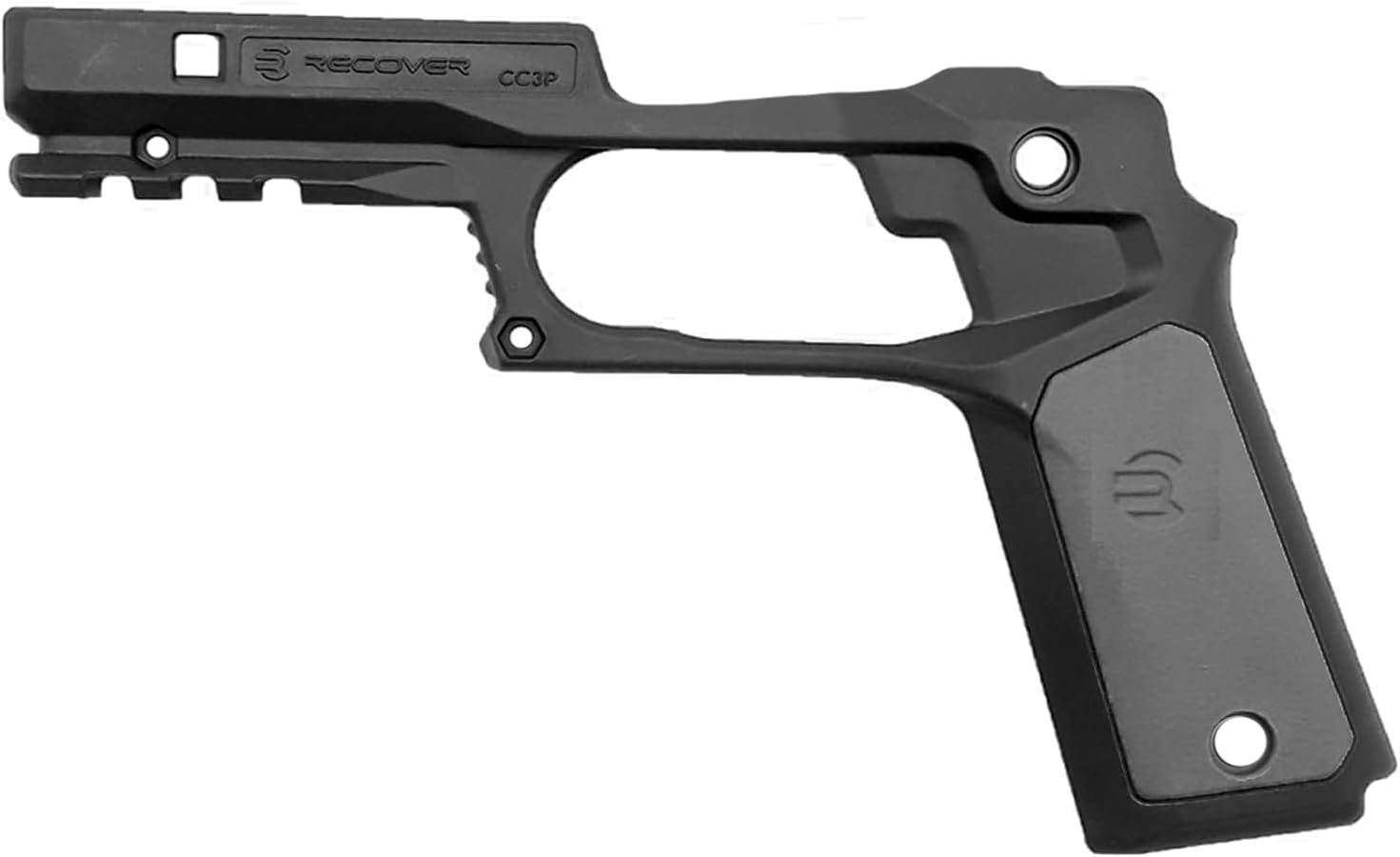Recover CC3P Rail Adapter with Interchangeable Panels Compatible with Full Size 1911 Single Stack