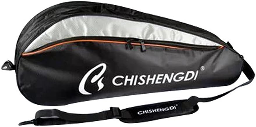 UNISTRENGH Badminton Racket Shoulder Bag Backpack with Shoe Compartment, Multifunction 6 Racquets Tennis Bag for Men and Women, 12 Rackets Bag