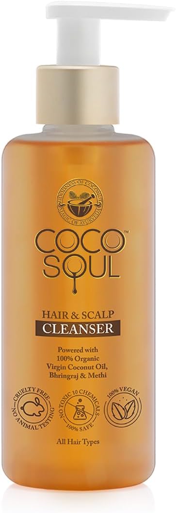 Coco Soul Shampoo with Coconut & Ayurveda | Paraben & Sulphate Free | 200ml