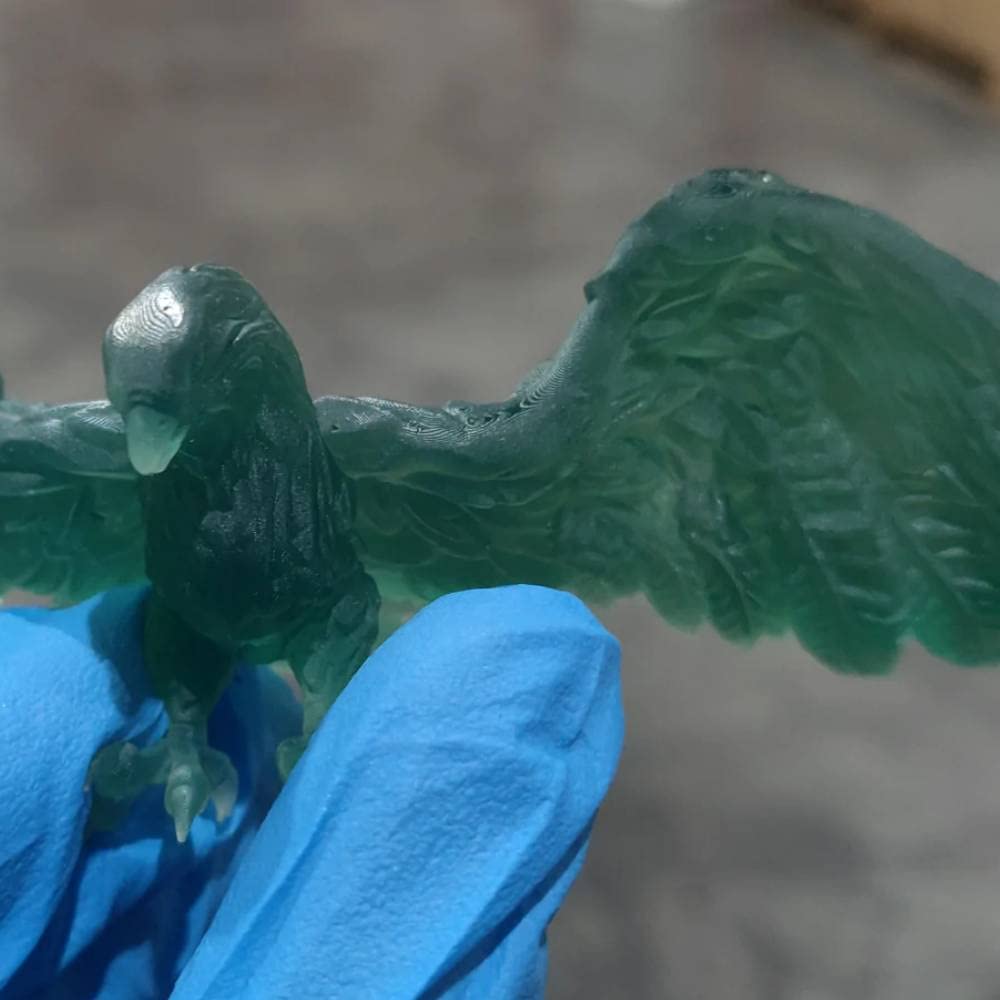 review Water Washable Resin Durable Non-Brittle Low Odor 3D Printer Resin Optimized for Mono LCD Made in The USA 405nm Photopolymer Resin for LCD 3D Printing 1L (Green)