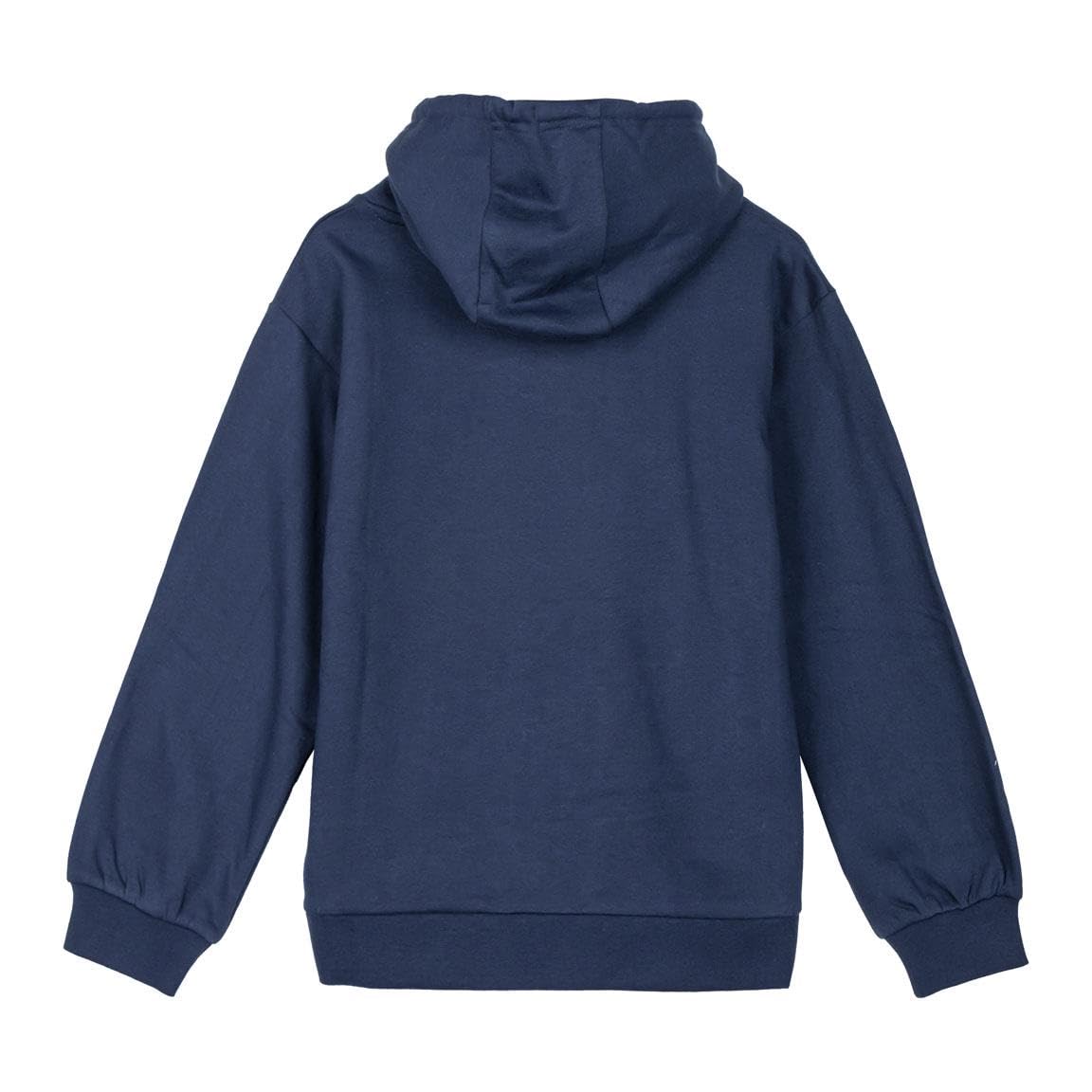 Disney Pull à capuche Lilo et Stitch pour enfants et adolescents - Pull cool - Bleu foncé ou rose - Chaud et douillet - Tailles 128-164 cm
