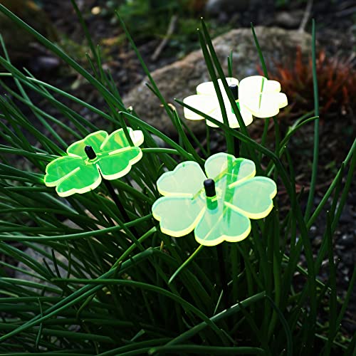 Sun Catcher Garden Decor Ornaments Double Blossoms Set of 3 Decorative Garden Stakes 25cm/10'' high Outdoor Accessory
