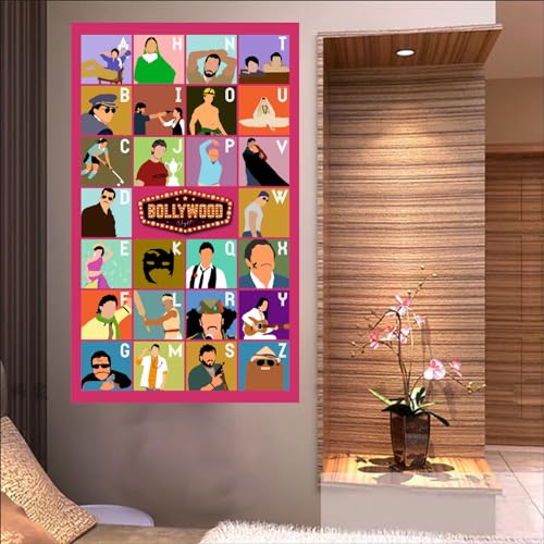 Image of Bollywood Night Backdrop | Movie Night Banner | Bollywood Theme Party Decorations (Pack of 1, Size: 5x3 Feet)