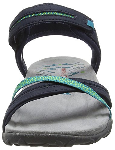 Merrell womens Merrell Ladies Terran Cross II Lightweight Casual Walking Sandals Navy Leather UK Size 5 (EU 38, US 7)2