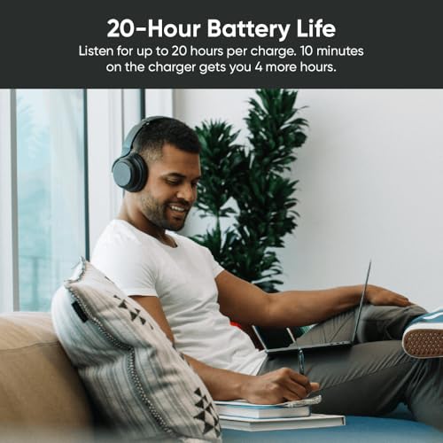 Image of Wyze Noise Cancelling Headphones and Hard Case for Travel,Wireless Over The Ear Bluetooth Headphones with Active Noise Cancellation, Transparency Mode, Clear Voice Pick-up, Alexa Built-in