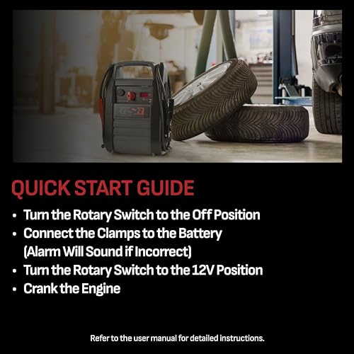 schumacher 2200 peak amp jump starter review