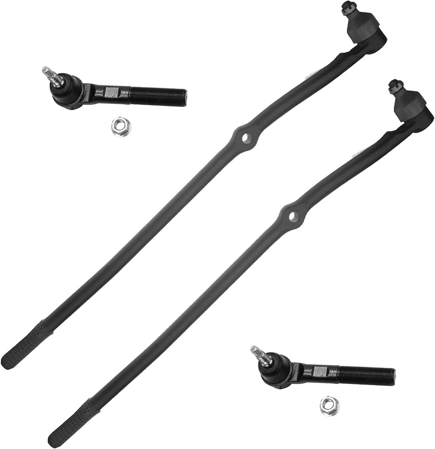 Detroit Axle 4WD Front Suspension Inner Outer Tie Rod