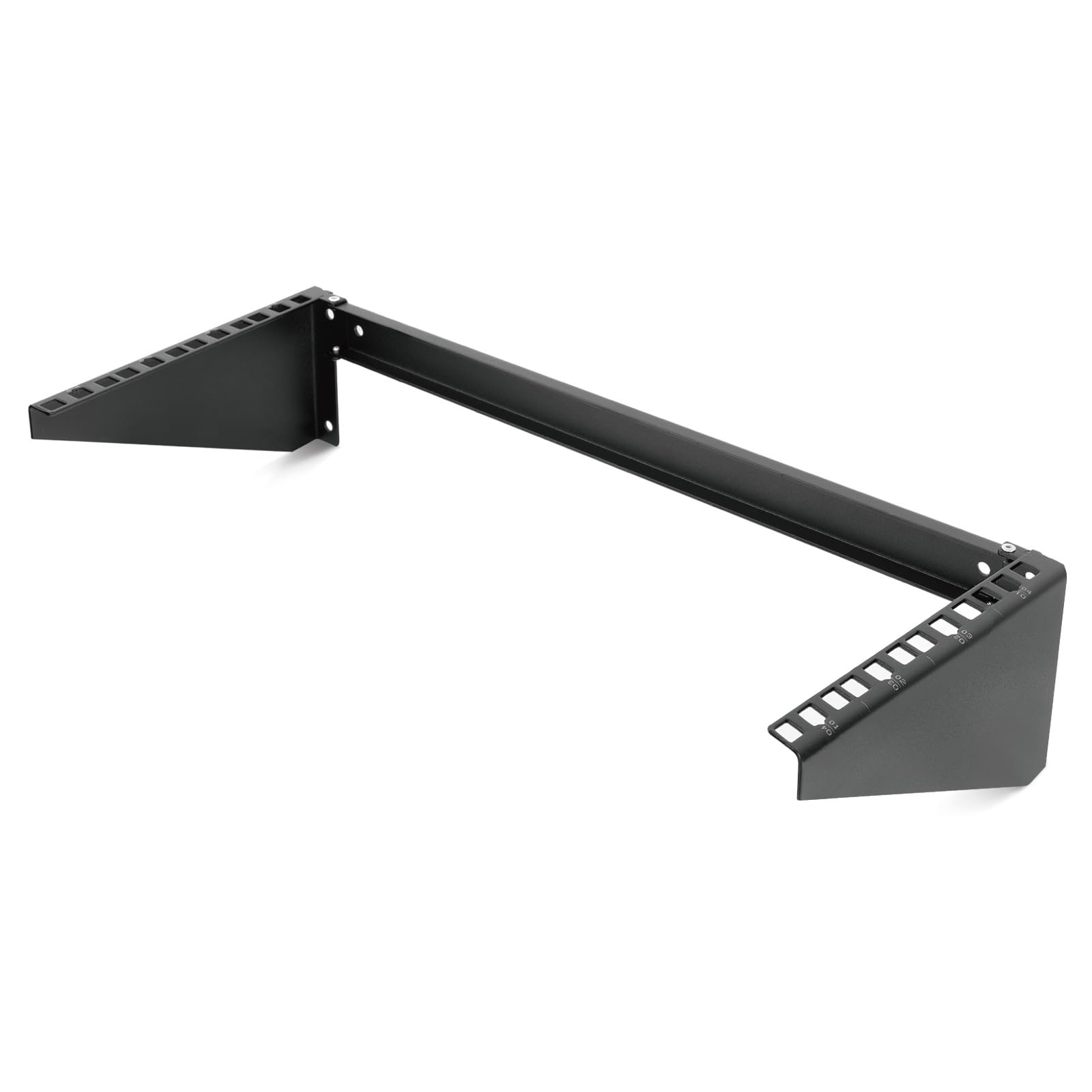 Tecmojo 19 Pouces 4U Support Mural Vertical Rabattable pour Panneau de Brassage, Rack Serveur Ouvert 20kg Noir
